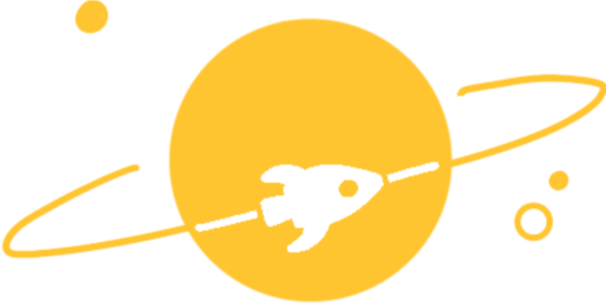 Our logo, a ringed planet